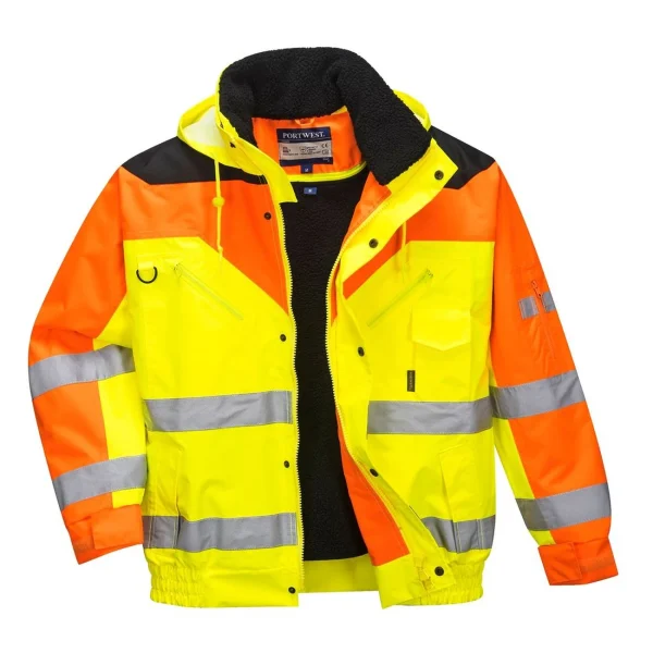 Meilleur Prix Coupon ✔️ Ski Adulte Portwest Blouson Haute Visibilité Portwest Contrast Plus JAUNE ✨ 1