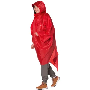 Coupon 🥰 All Mountain Unisexe Tatonka Poncho 2 M-l ROUGE 🎁 grande popularité 15