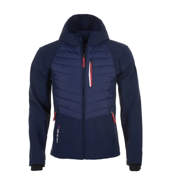 marque pas cher en ligne Sortie 🧨 Ski Homme Vent Du Cap Blouson Softshell Homme Capver BLEU 🛒 5