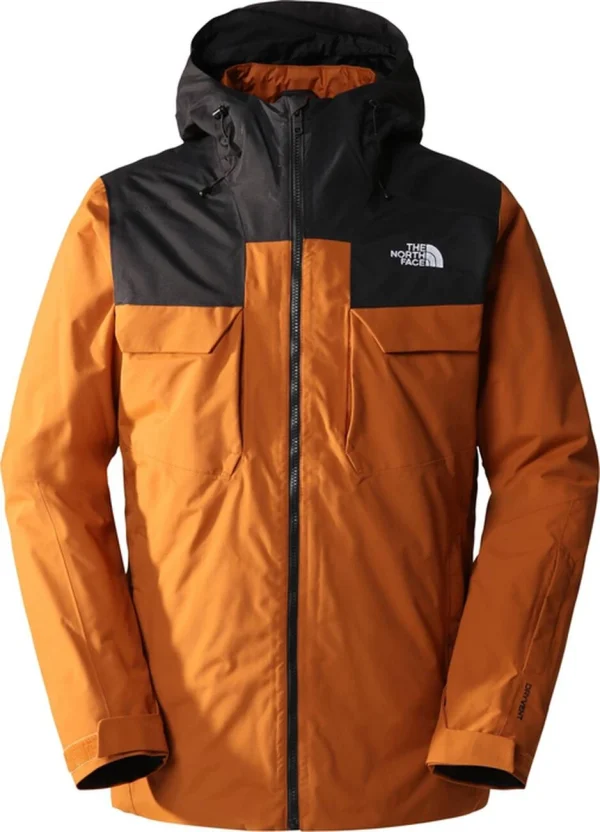 grossiste Nouveau 🎉 VESTE SKI THE NORTH FACE M FOURBARREL TRICLIMATE MARRON 😍 1