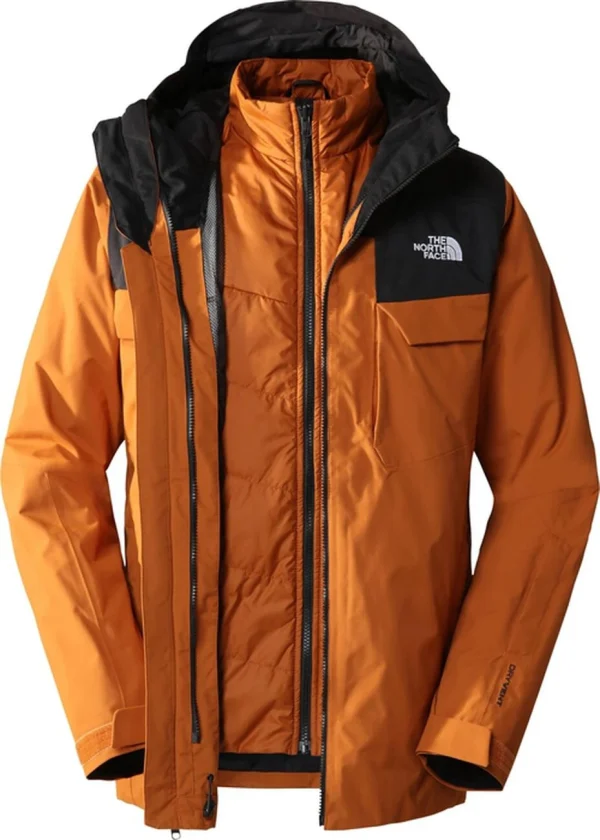 grossiste Nouveau 🎉 VESTE SKI THE NORTH FACE M FOURBARREL TRICLIMATE MARRON 😍 4