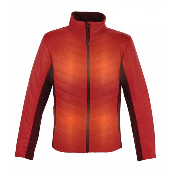 Le moins cher 🧨 Ski Homme Thermic Veste Homme Chauffante Et Technique, Pilotée Par Bluetooth – Powerjacket Speed ROUGE 👍 magasin en ligne france 1