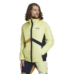 Coupon 🤩 Ski Homme Adidas Veste Adidas Terrex Skyclimb Gore Hybrid Insulation Ski Touring JAUNE ✔️ Pas Cher soldes France 18