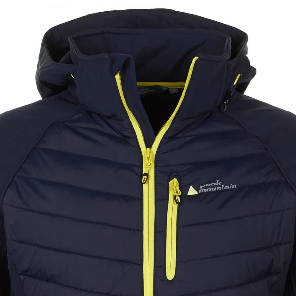 Nouveau 🎉 Ski Alpin Homme Peak Mountain Peak Mountain – Blouson Bi-matière Homme Capaso-marine BLEU ✔️ en vente 7