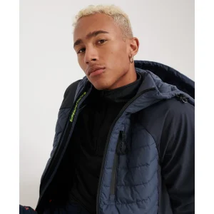 grande marque pas cher Meilleure vente ✨ Mode- Lifestyle Homme Superdry Veste Matelassée Superdry Kiso Racer BLEU ⭐ 10