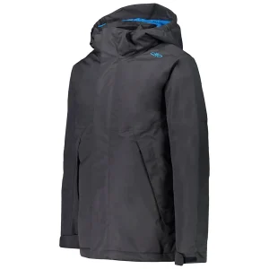 Nouveau 😉 Ski Enfant Cmp Cmp Water Wind Proof Jacket NOIR 😀 Top ventes 9