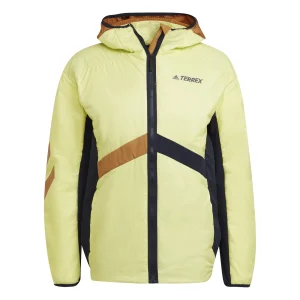 Coupon 🤩 Ski Homme Adidas Veste Adidas Terrex Skyclimb Gore Hybrid Insulation Ski Touring JAUNE ✔️ Pas Cher soldes France 14