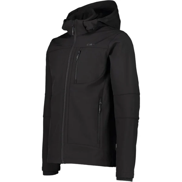 Meilleure vente 🧨 Ski Homme Cmp Cmp Softshell Zip Hood NOIR 🎁 économies garanties 7