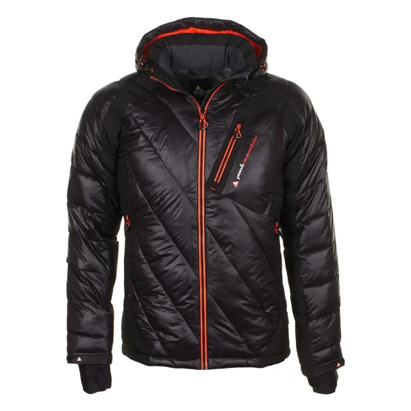 soldes en ligne Les meilleures critiques de 😉 Ski Alpin Homme Peak Mountain Peak Mountain – Doudoune Homme Cybrid- Noir/orange NOIR 🔥 1