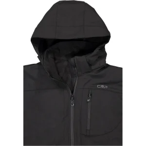 Meilleure vente 🧨 Ski Homme Cmp Cmp Softshell Zip Hood NOIR 🎁 économies garanties 14