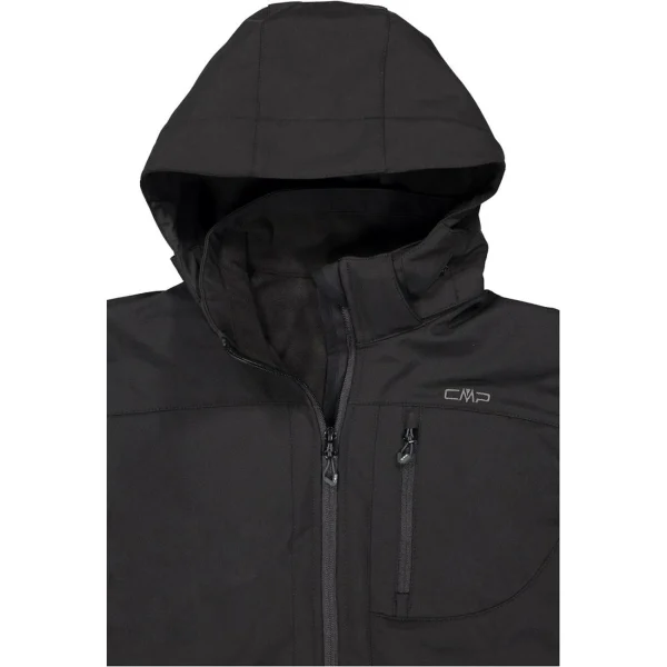 Meilleure vente 🧨 Ski Homme Cmp Cmp Softshell Zip Hood NOIR 🎁 économies garanties 5