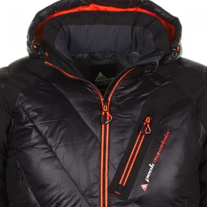 soldes en ligne Les meilleures critiques de 😉 Ski Alpin Homme Peak Mountain Peak Mountain – Doudoune Homme Cybrid- Noir/orange NOIR 🔥 18