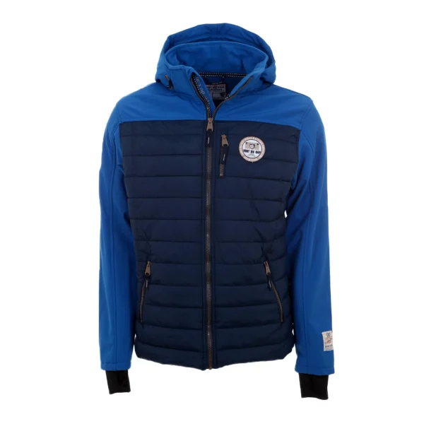 ﻿soldes Offres 👍 Ski Homme Vent Du Cap Blouson Softshell Homme Candrei BLEU 🌟 1