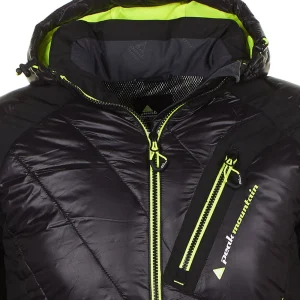 boutique en ligne france Coupon 🛒 Ski Alpin Homme Peak Mountain Peak Mountain – Doudoune Homme Cybrid- Noir/jaune NOIR 🤩 12