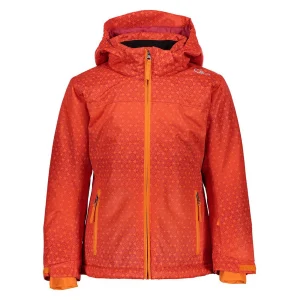 Nouveau 🧨 Ski Enfant Cmp Kid G Jacket Snaps Hood ORANGE 👍 jusqu'à 8