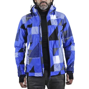 pas cher Nouveau 🥰 Ski Homme Peak Mountain Blouson Softshell Homme Cover BLEU 👏 13