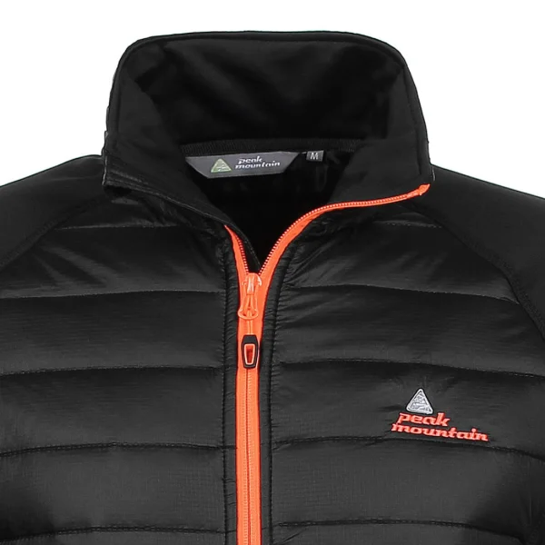 Livraison Standard/Rapide Les meilleures critiques de 😍 Ski Homme Peak Mountain Blouson Polar Shell Homme Caler NOIR 💯 3