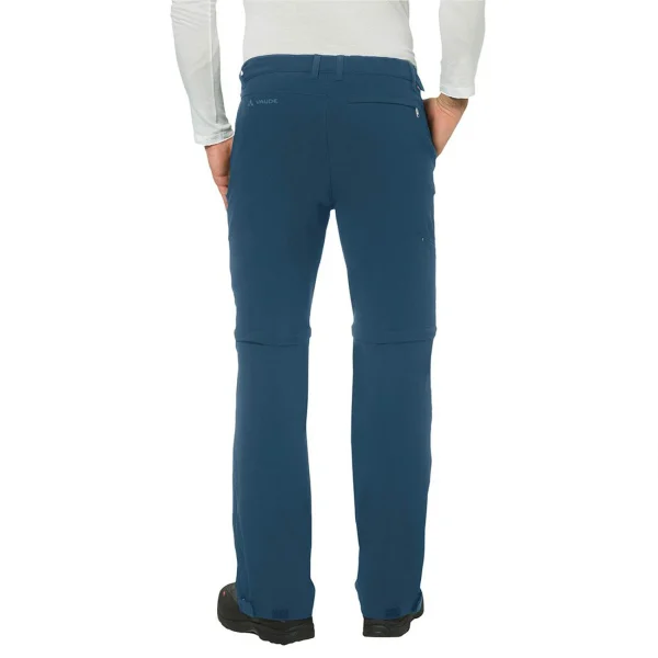 Bon marché 👏 Montagne Homme Vaude Vaude Farley Stretch Zip Ii Pants Long BLEU 👏 design à la mode 4